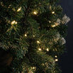Frosted Pre-Lit Door Garland – 5m Battery Operated