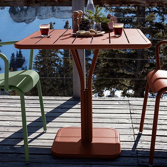 Luxembourg Pedestal Square Table