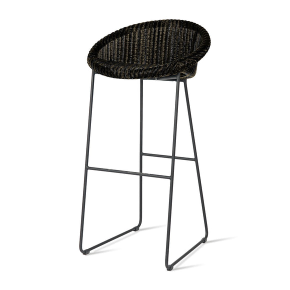 Joe Indoor Bar Stool Black Sled Base