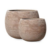 Saya Round Terracotta Planter - Set of 2