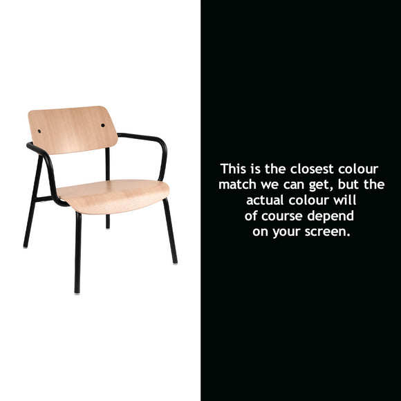 Studie Indoor Oak Lounge Chair