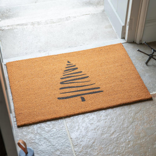 Large Abstract Christmas Tree Doormat (4653732134972)
