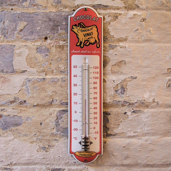 Enamel Outdoor Chocolat Vinay Thermometer (6584051466300)