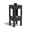 Glass and Steel Wood Burning Stove
