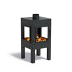 Glass and Steel Wood Burning Stove
