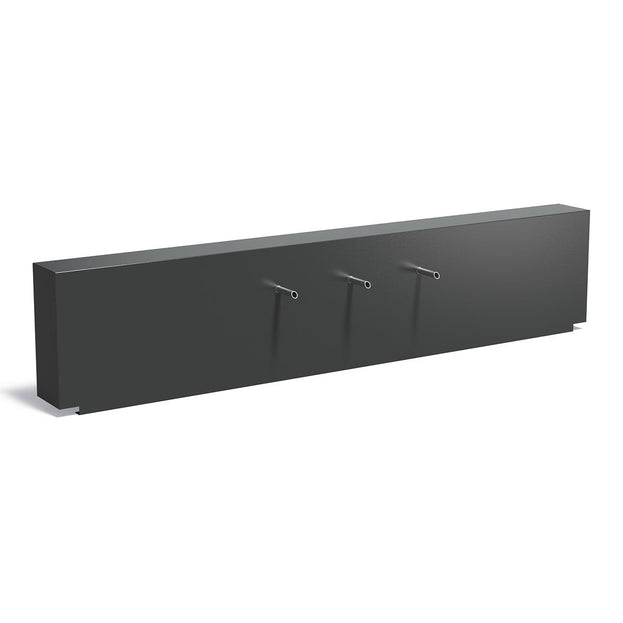 Pond Wall Fixed with Water Blade - Black Grey Aluminium (7128168759356)