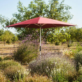 AluTwist Rectangular Centre Pole Parasols