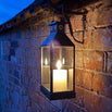Antiqued Brass Table Lantern