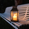 Antiqued Brass Table Lantern