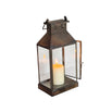 Antiqued Brass Table Lantern