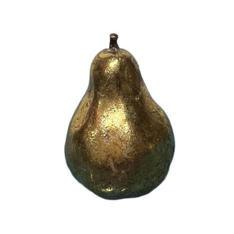 Antiqued Gold Decorative Pear