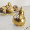 Antiqued Gold Decorative Pear