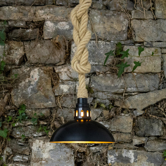 Tahiti Outdoor Rope Pendant Light