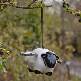 Hanging Sheep with Nesting Wool