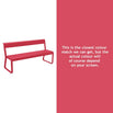 Bellevie Bench with Backrest