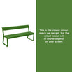 Bellevie Bench with Backrest