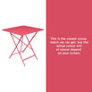 Bistro 71cm Square Table