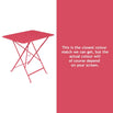 Bistro 77x57 Table