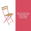 Bistro Natural Chair
