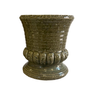 Botanical Glazed Footed Indoor Planter