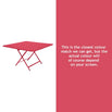 Caractere Square Table