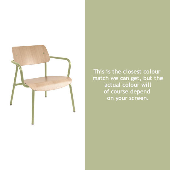 Studie Indoor Oak Lounge Chair
