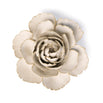 Ceramic English Rose Flower Soft Ivory