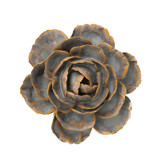 Ceramic English Rose Flower Duck Egg Blue