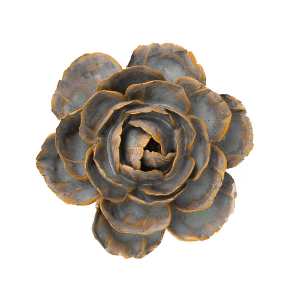 Ceramic English Rose Flower Duck Egg Blue