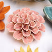 Ceramic Hydrangea Pink Flower