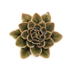 Ceramic Echeveria Olive Green Flower