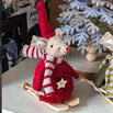 Slalom Skiing Mouse Christmas Decoration