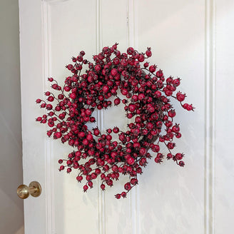 Christmas Cranberry Wreath