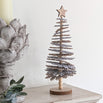 Nordic Felt Christmas Tree with Snowflake Branches