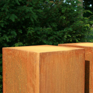 Corten Steel Pedestal