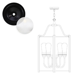Portroe Outdoor Hanging Lantern