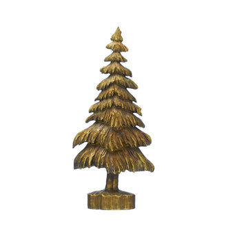Decorative Antiqued Gold Baroque Tree
