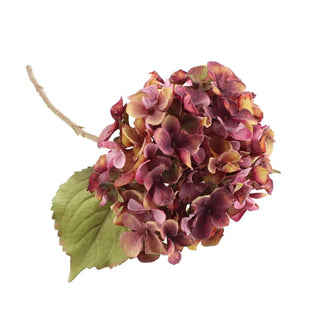 Faux Hydrangea Stem – Mulberry