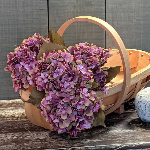 Faux Hydrangea Stem – Mulberry
