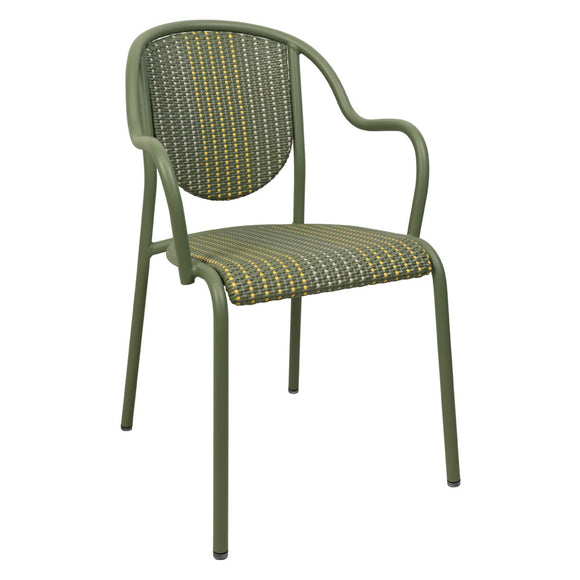 Parisienne 21 Dining Armchair Lines Weave