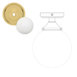 Deniz Outdoor Ceiling Light