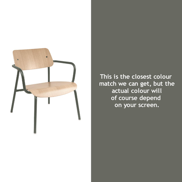 Studie Indoor Oak Lounge Chair