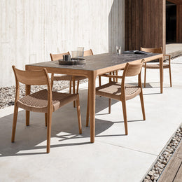 Lima Outdoor Ceramic Dining Table