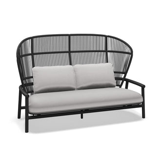 Fern Aluminium High Back 2 Seater Sofa