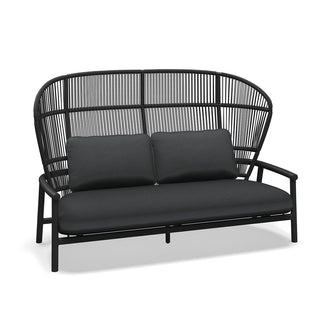 Fern Aluminium High Back 2 Seater Sofa