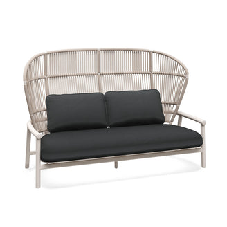 Fern Aluminium High Back 2 Seater Sofa