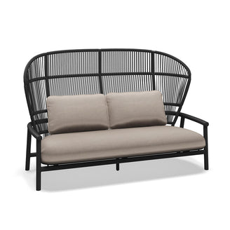 Fern Aluminium High Back 2 Seater Sofa