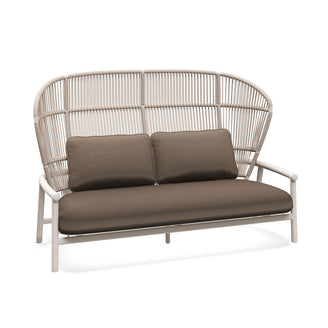 Fern Aluminium High Back 2 Seater Sofa