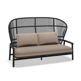 Fern Aluminium High Back 2 Seater Sofa