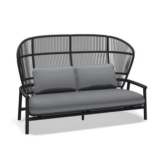 Fern Aluminium High Back 2 Seater Sofa